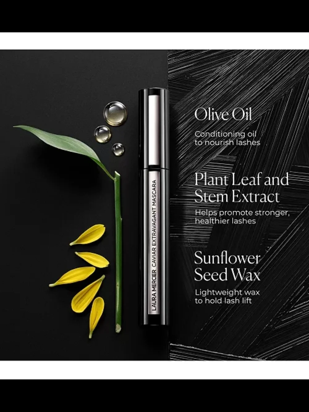 Laura Mercier Caviar Extravagant Volumizing & Lifting Masvara — Black